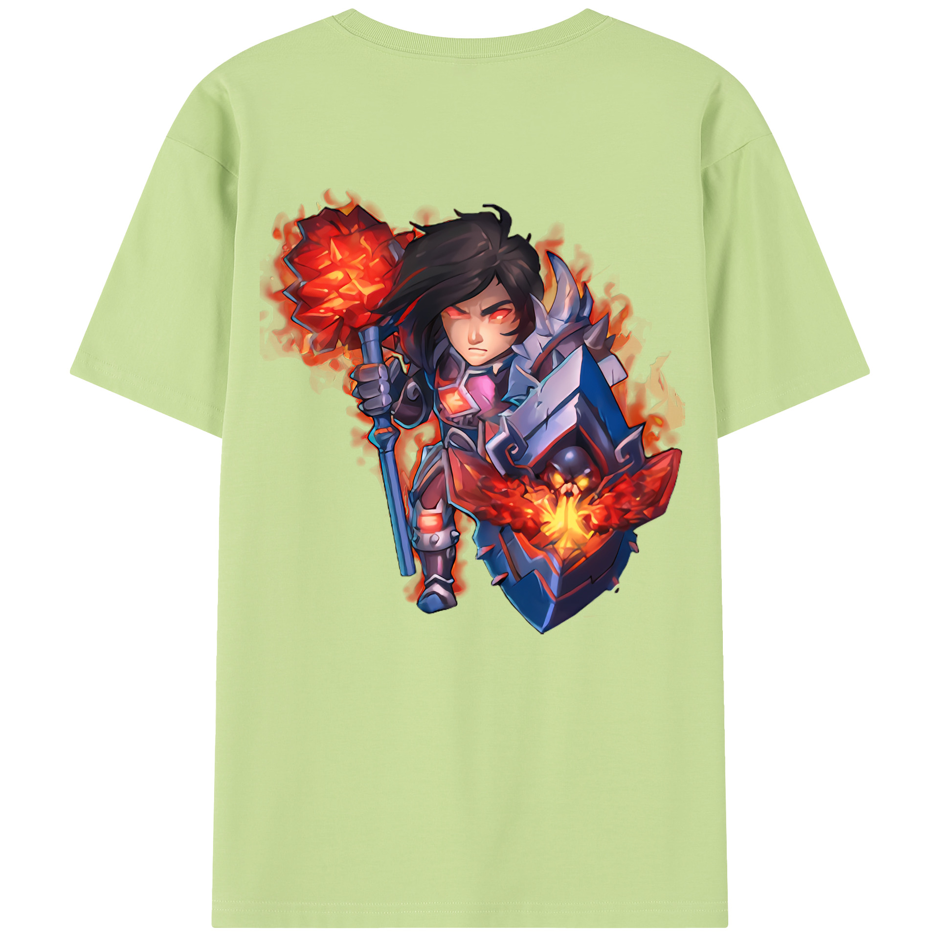 リーグ・オブ・レジェンド League of Legends LOL 綿100％半袖Tシャツ（背面プリント）